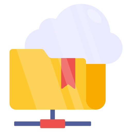 cloud-ordner Generic color fill icon