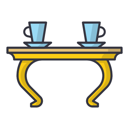 커피 테이블 edt.im Lineal color icon