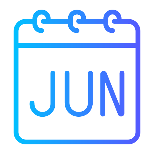 June Generic gradient outline icon