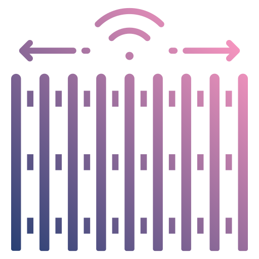 cerca eléctrica Generic gradient fill icono