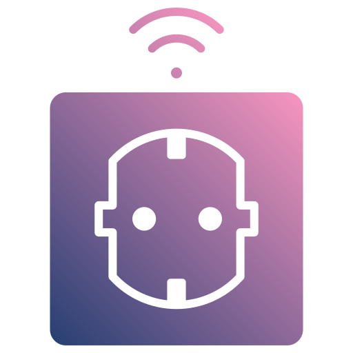 smart plug Generic gradient fill icon