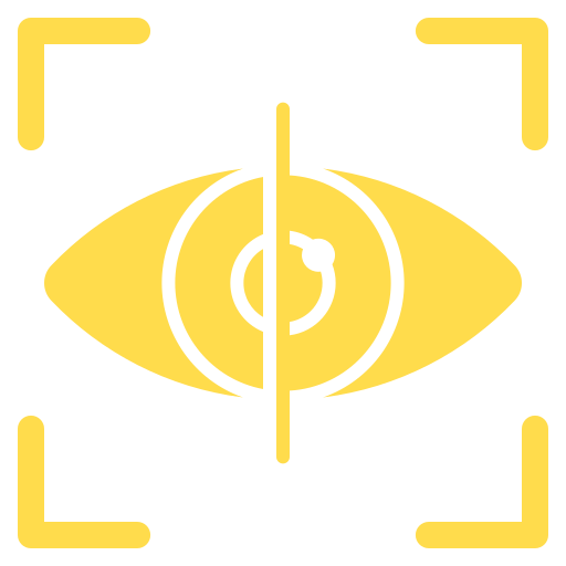 Eye scanner Generic color fill icon