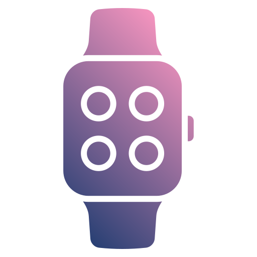 slimme horloge Generic gradient fill icoon