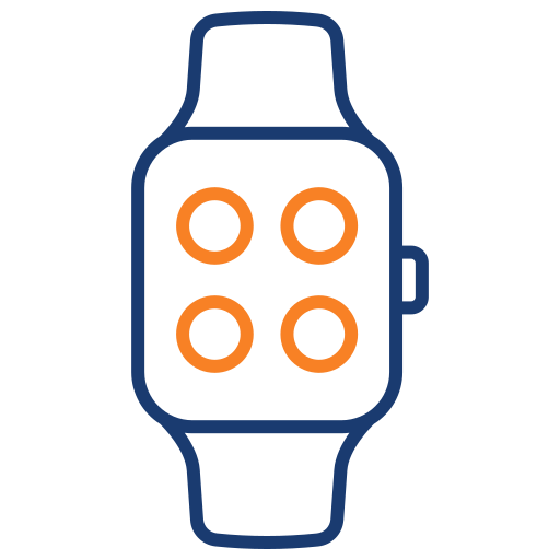 smartwatch Generic color outline icon