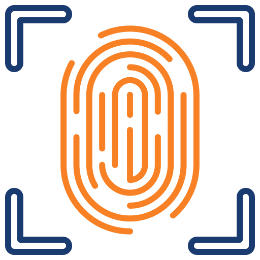 Fingerprint scanner Generic color outline icon