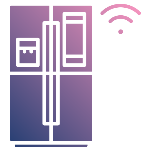 Умный холодильник Generic gradient fill иконка