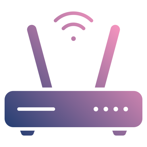router wifi Generic gradient fill icona