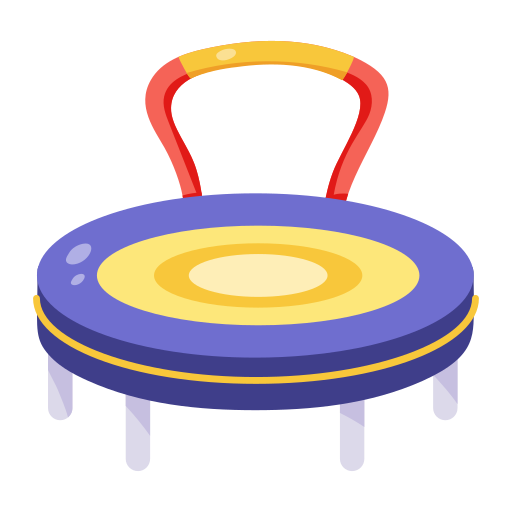 trampolino Generic color fill icona