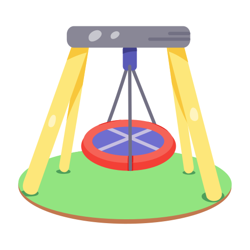 Spinning swing Generic color fill icon