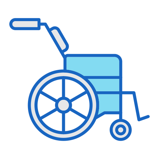 rolstoel Generic color lineal-color icoon