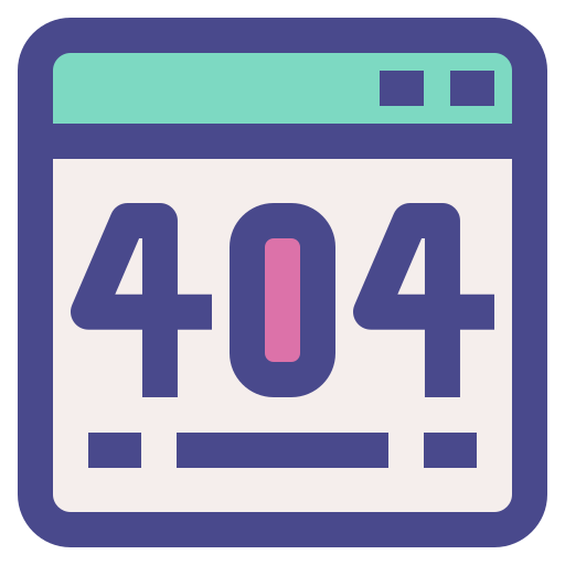 404 error Yogi Aprelliyanto Bold Soft icon