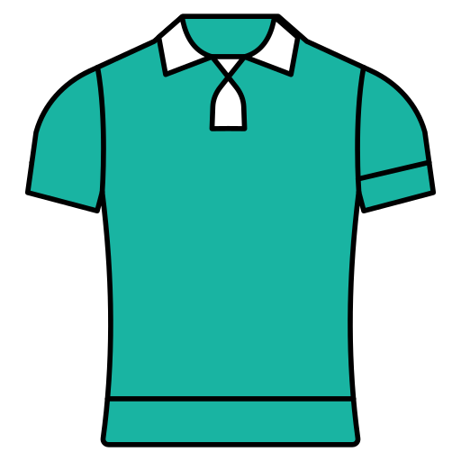 폴로 셔츠 Generic color lineal-color icon