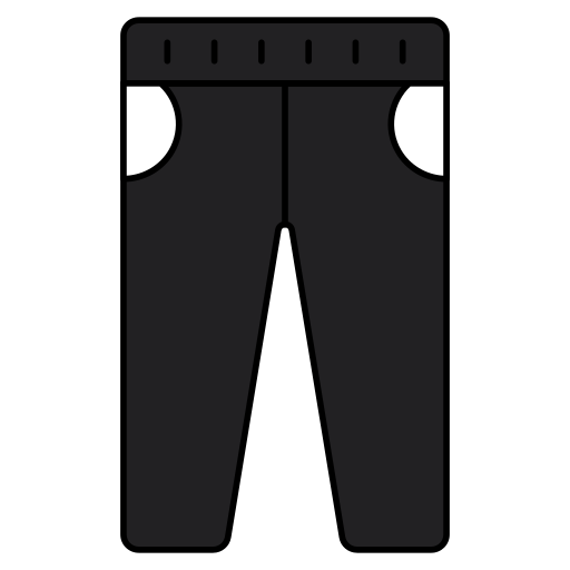 pantalón Generic color lineal-color icono