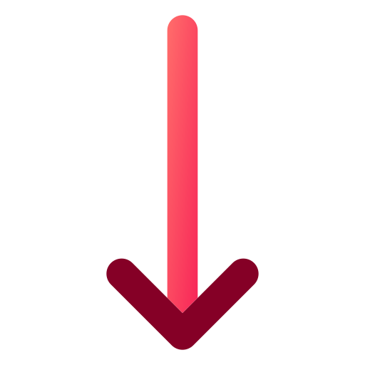 flecha hacia abajo Generic gradient outline icono
