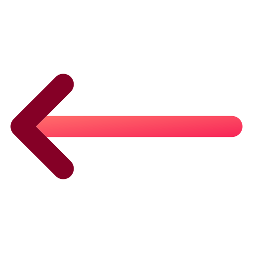 Arrow left Generic gradient outline icon