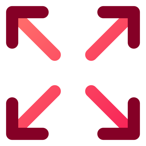 expandir Generic gradient outline icono