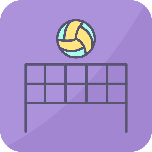 Beach Volleyball Generic color lineal-color icon