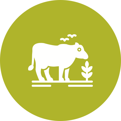 vaca Generic color fill icono