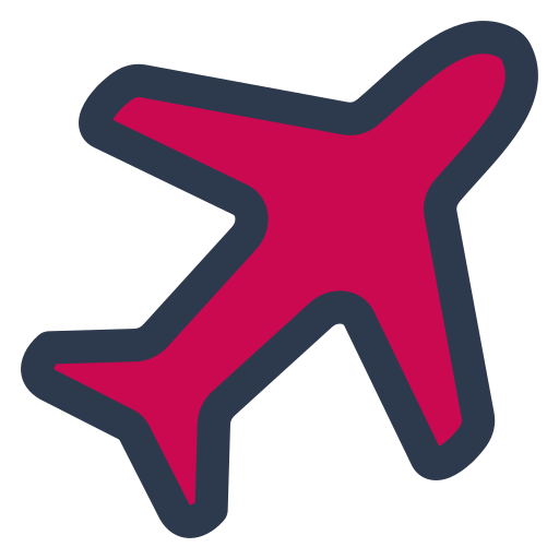 Airplane Generic color lineal-color icon