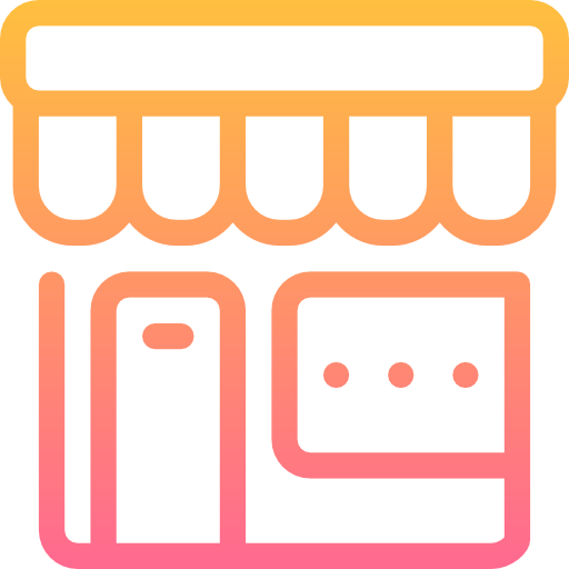 fazer compras Linector Lineal Gradient Ícone