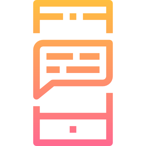 smartphone Linector Lineal Gradient icon