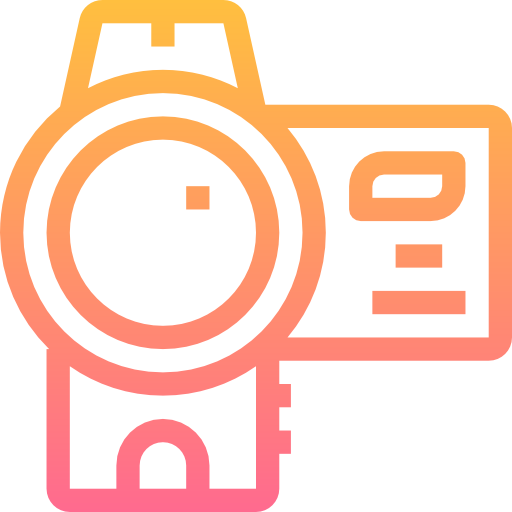 caméra vidéo Linector Lineal Gradient Icône
