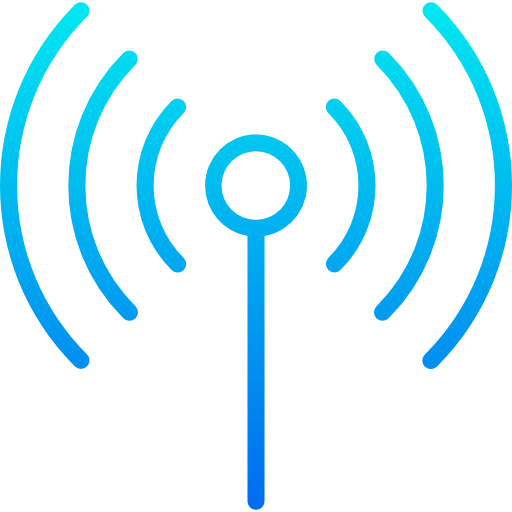 Wifi srip Gradient icon