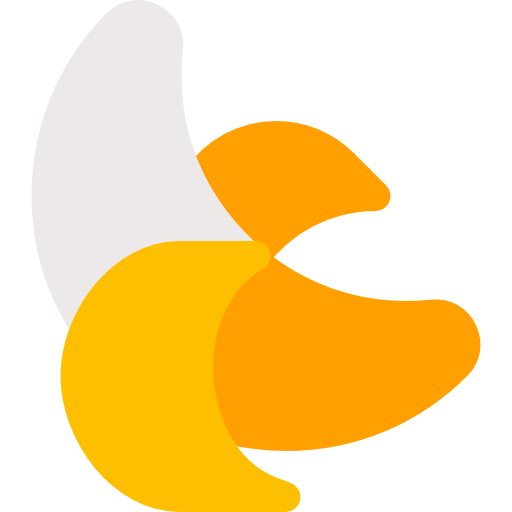 バナナ Basic Rounded Flat icon