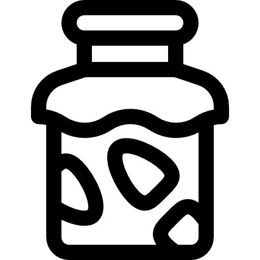 marmellata Basic Rounded Lineal icona