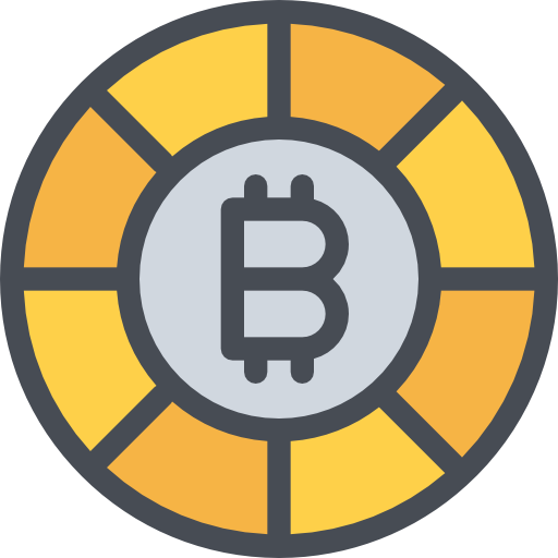 bitcoin Justicon Lineal Color icona
