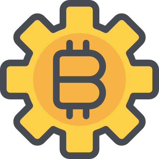 bitcoin Justicon Lineal Color icono