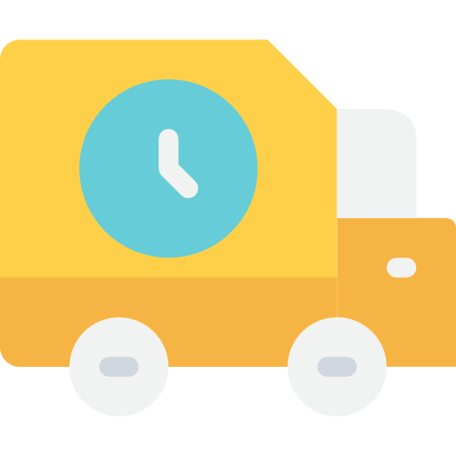 Delivery truck Justicon Flat icon