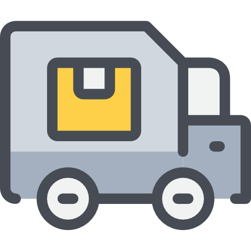 Delivery truck Justicon Lineal Color icon