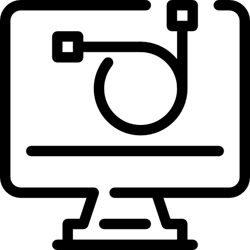 Computer Justicon Lineal icon