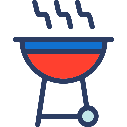 Barbecue Octopocto Lineal Color icon