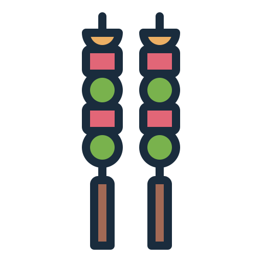 Skewer Generic color lineal-color icon