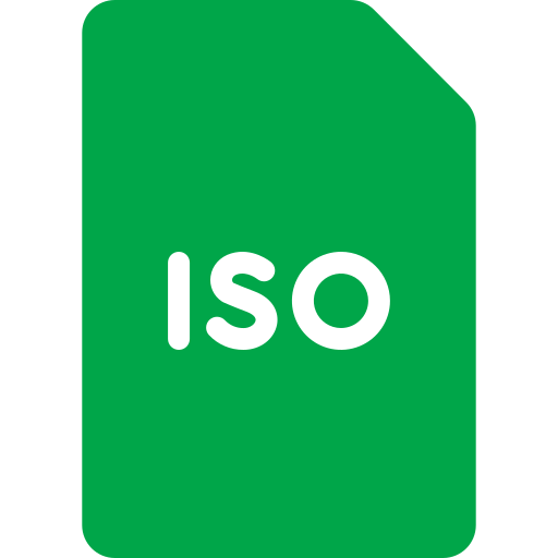 isoファイル Generic color fill icon