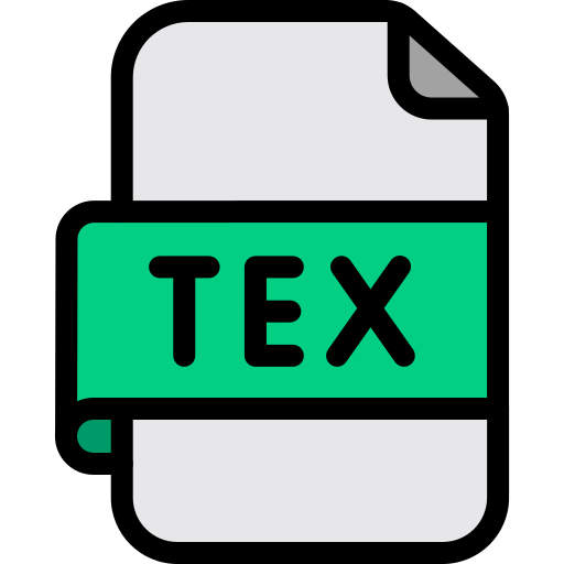 tex-datei Generic color lineal-color icon