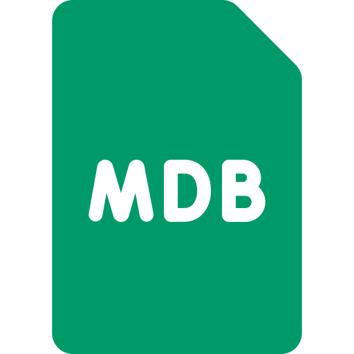 mdb файл Generic color fill иконка
