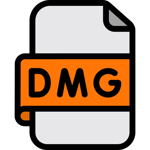 archivo dmg Generic color lineal-color icono