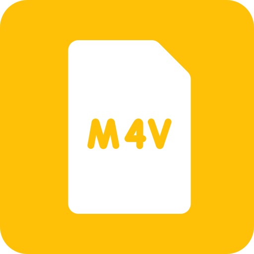 m4v Generic color fill icon