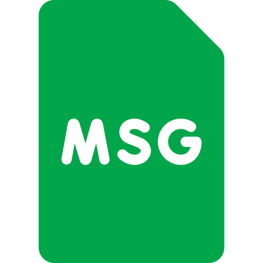 msg-datei Generic color fill icon