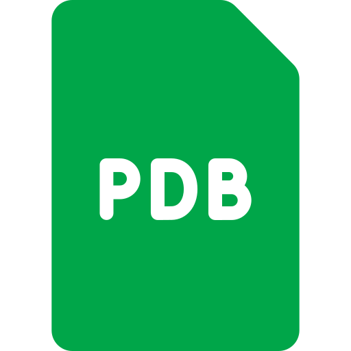 pdbファイル Generic color fill icon
