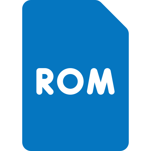 archivo rom Generic color fill icono
