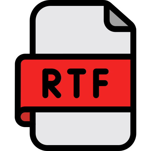 Rtf Generic color lineal-color icon