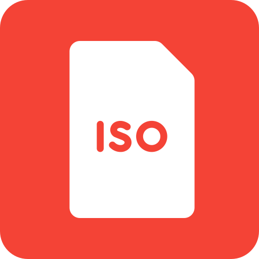 ISO File Generic color fill icon