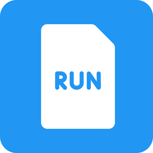 Run Generic color fill icon