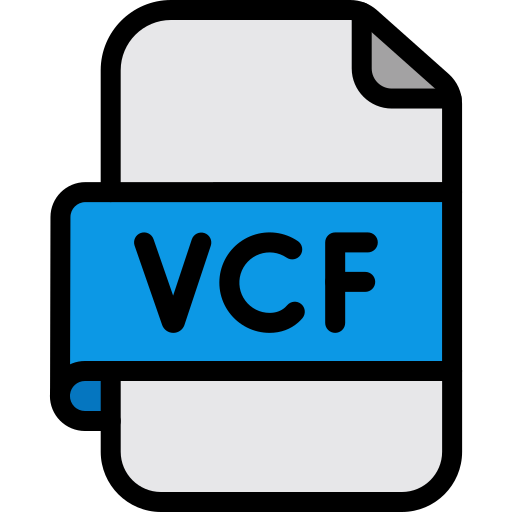 vcf-bestand Generic color lineal-color icoon