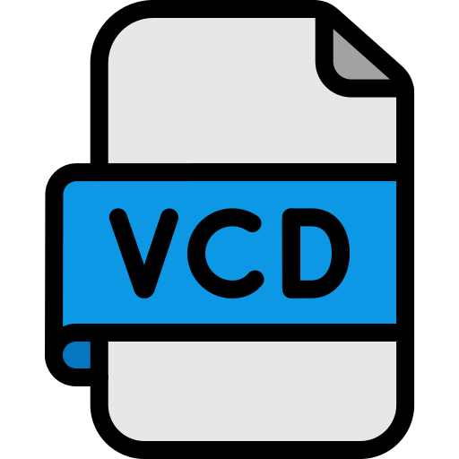 vcd 파일 Generic color lineal-color icon