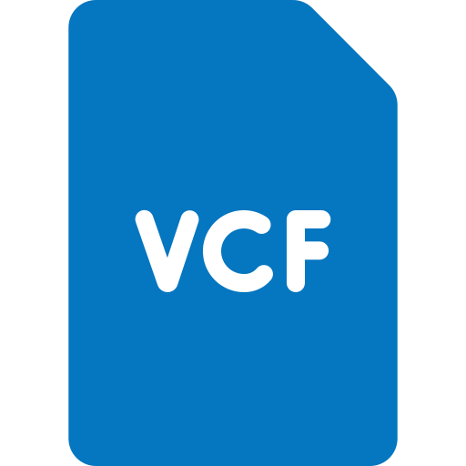 file vcf Generic color fill icona
